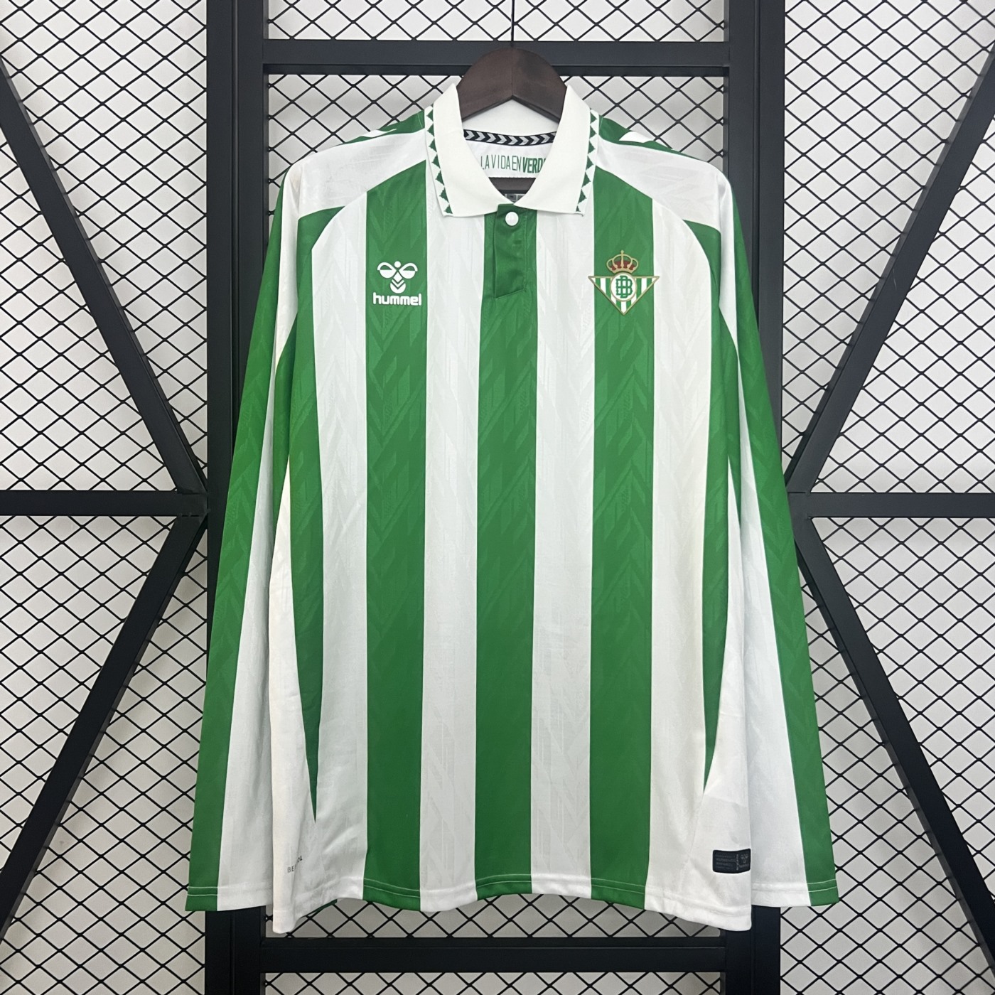 2024/25 Real Betis Home Long Sleeve jersey Fan Version