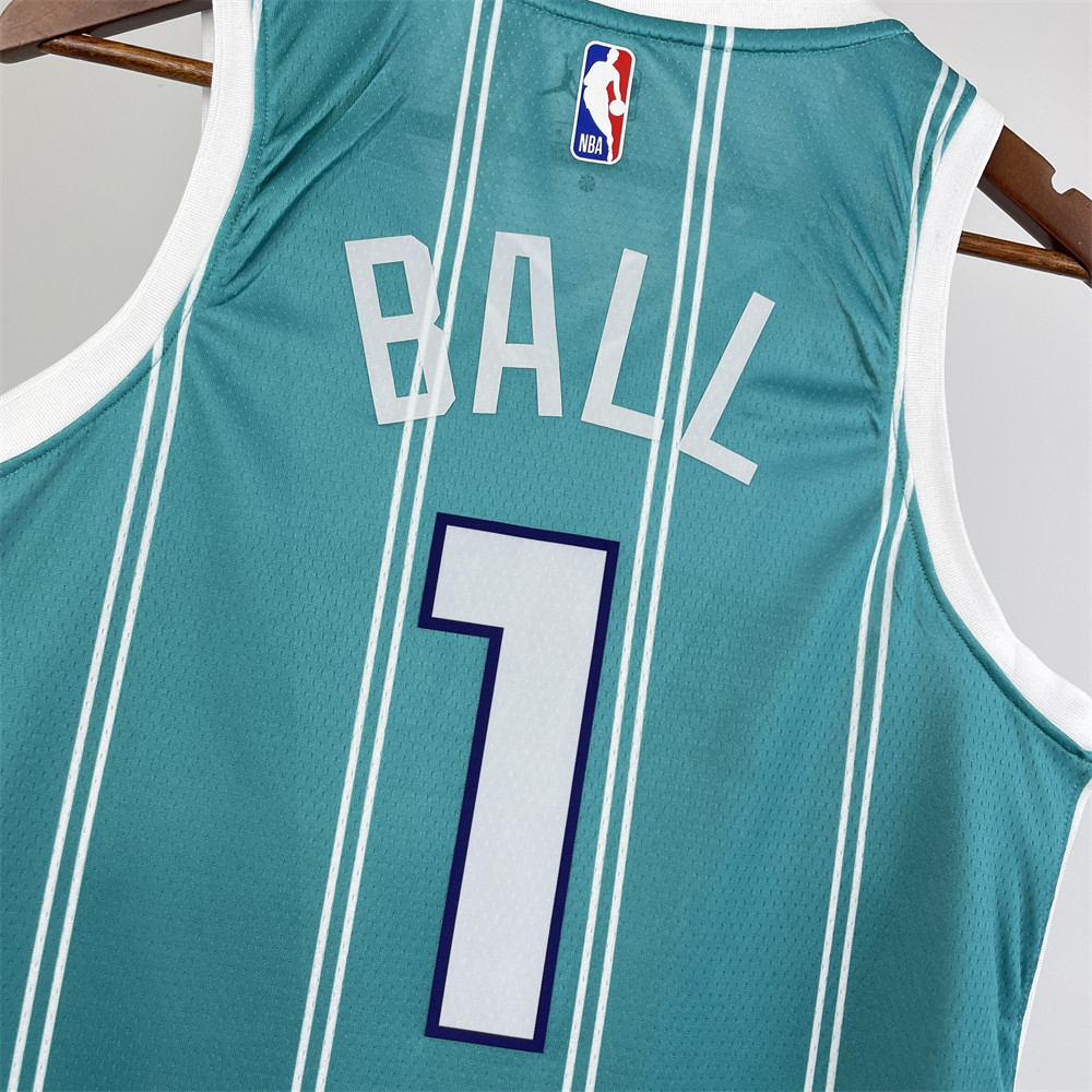 NBA Charlotte Hornets BALL#2 2022/23 Icon Edition Swingman Jersey S-XXL