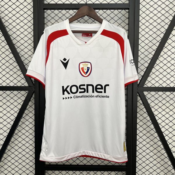 2025/26 Osasuna Second Away White Jersey Fan Version