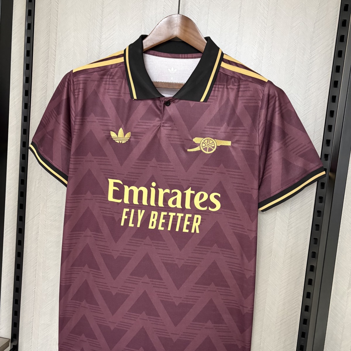 2025/26 Arsenal Concept Wine Red jersey Fan version