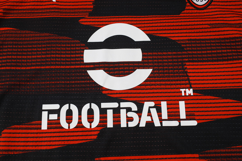 24/25 AC Milan Red Black Training Set Shirt and Shorts