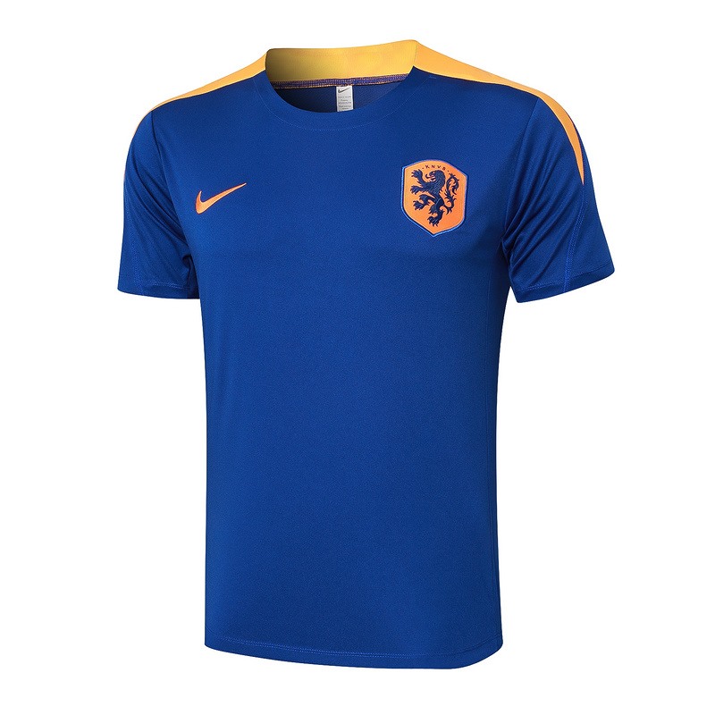 2024 Netherlands Dark Blue Training Set Shirt and Shorts