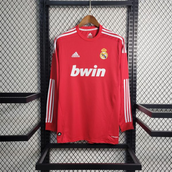 Retro Real Madrid 11/12 Home jersey Third Away Long Sleeves Fan Version
