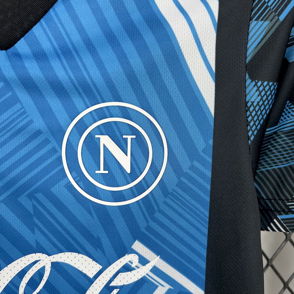2024/25 Napoli Coca-Cola Joint edition jersey Kid Kits Size 16-28