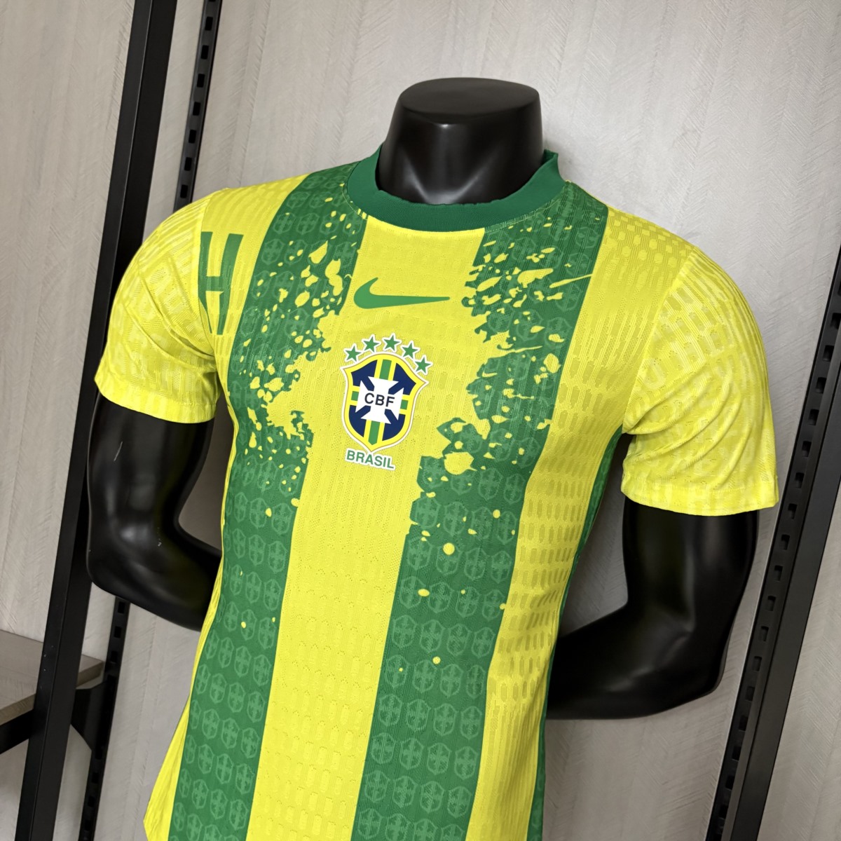 2026 Brazil Special Edition Yellow  & Green Jersey Player Version