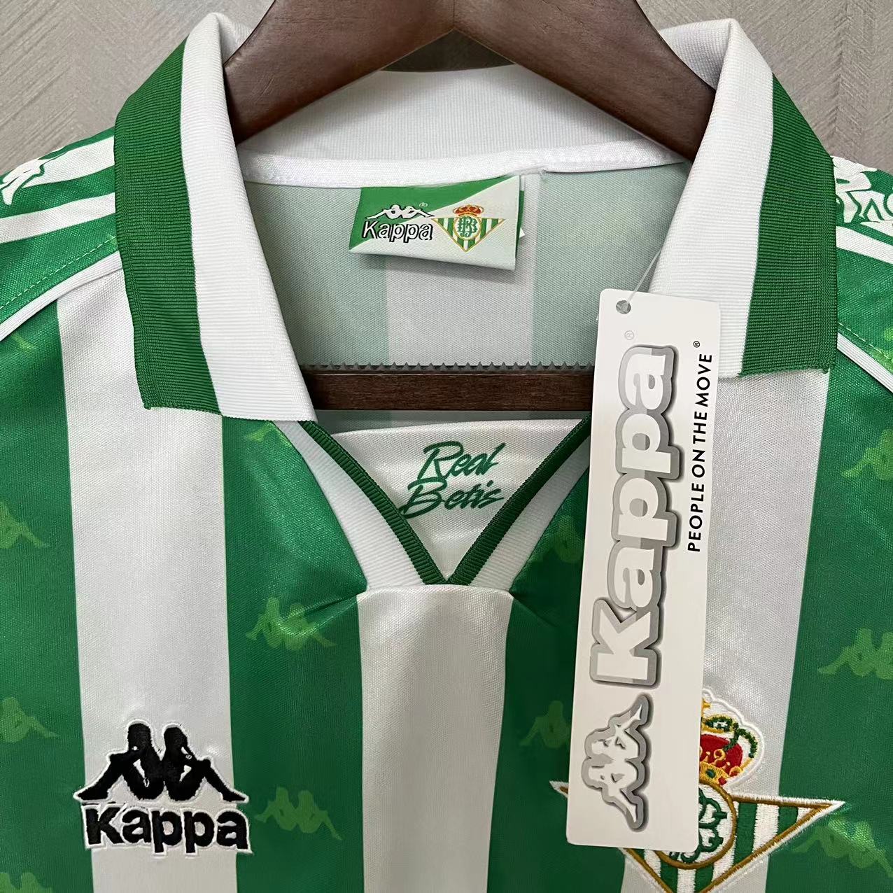 Retro Real Betis 95/97 Home Long Sleeve jersey Fan Version