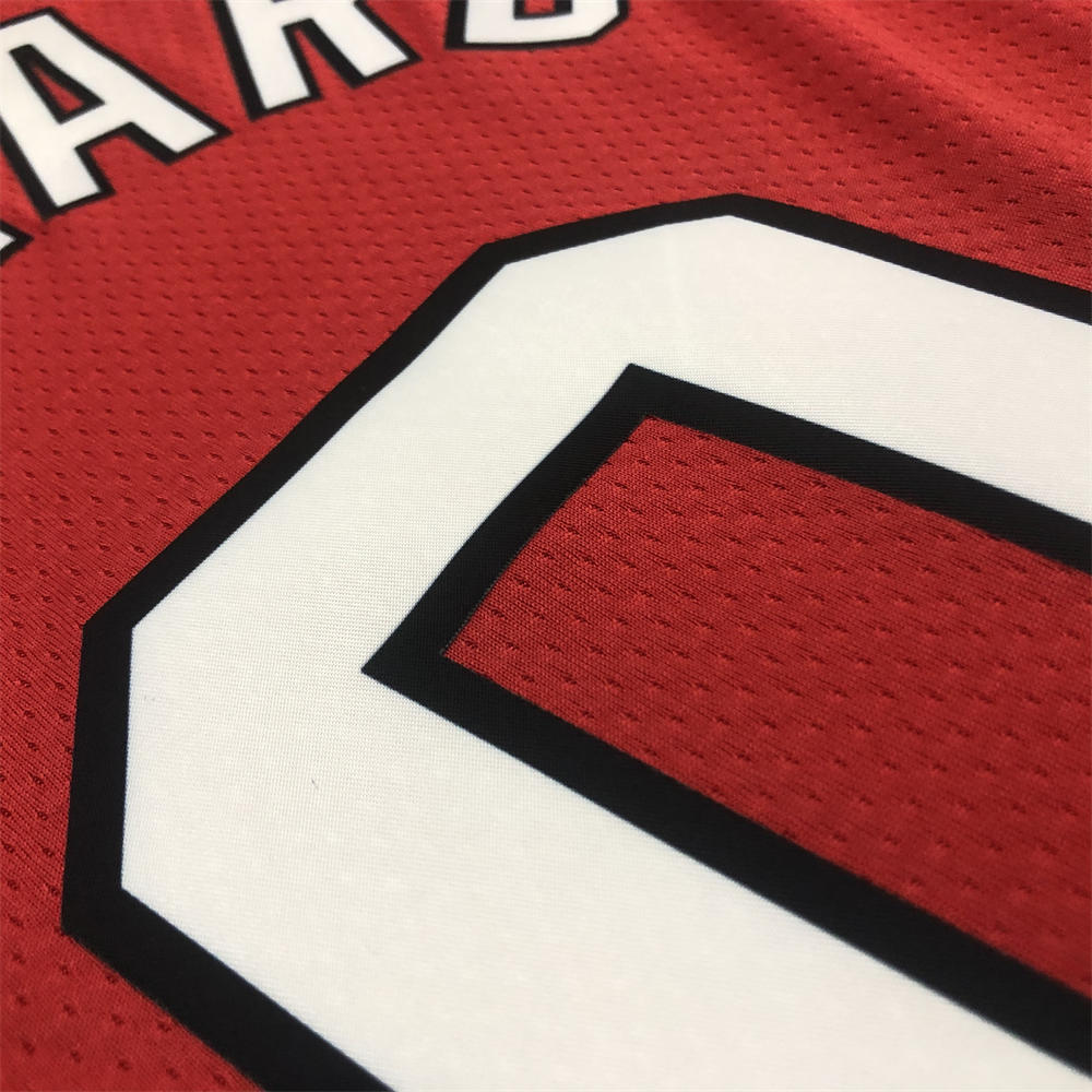 NBA Portland Trail Blazers Round Neck White Jersey LILLARD#0 S-XXL