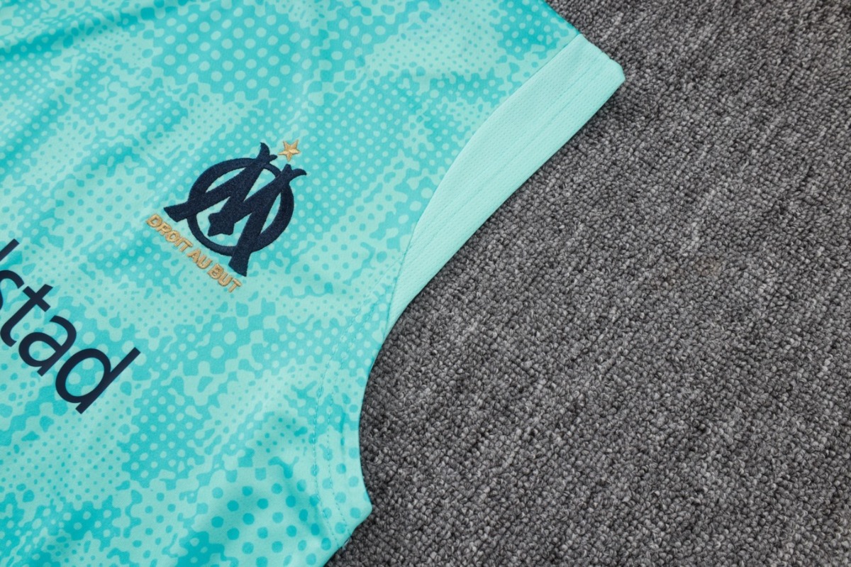 2026 Marseilles Light green Training Set Shirt and Shorts