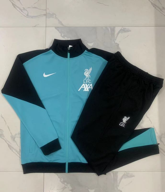 2024/25 Liverpool Green Jacket Training Suit Set Football Team Shirt Sports Fashion