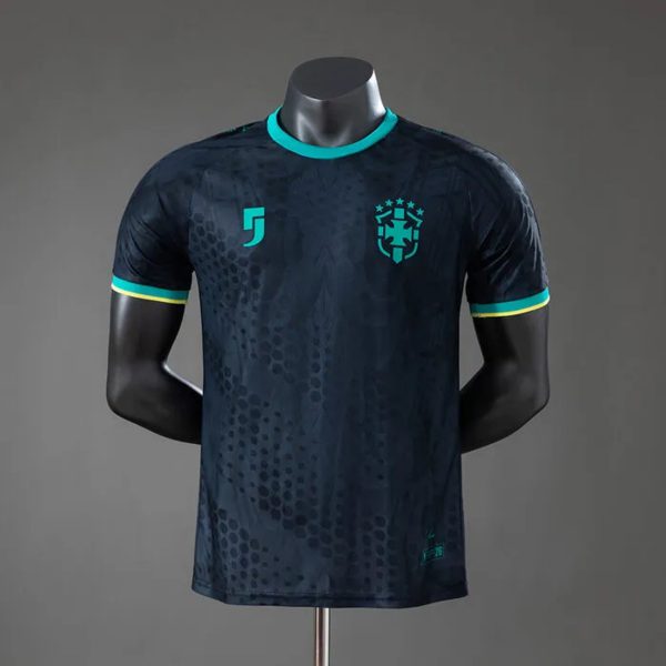 2026 Brazil Black Jersey Player Version