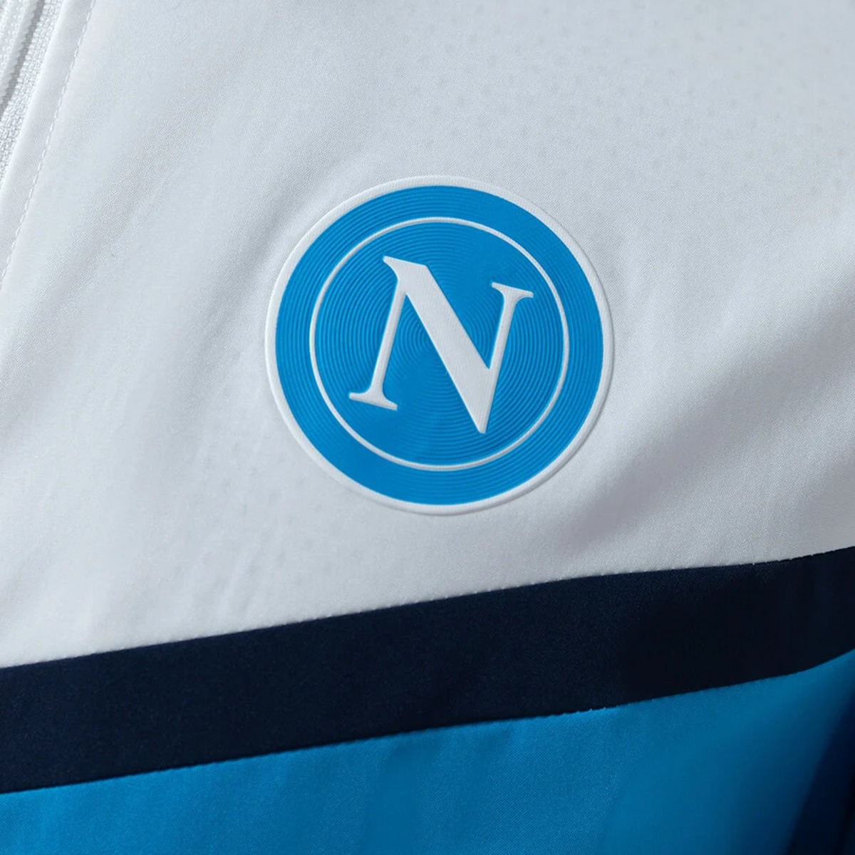 2025/26 Napoli White Windbreaker Sport Unifom