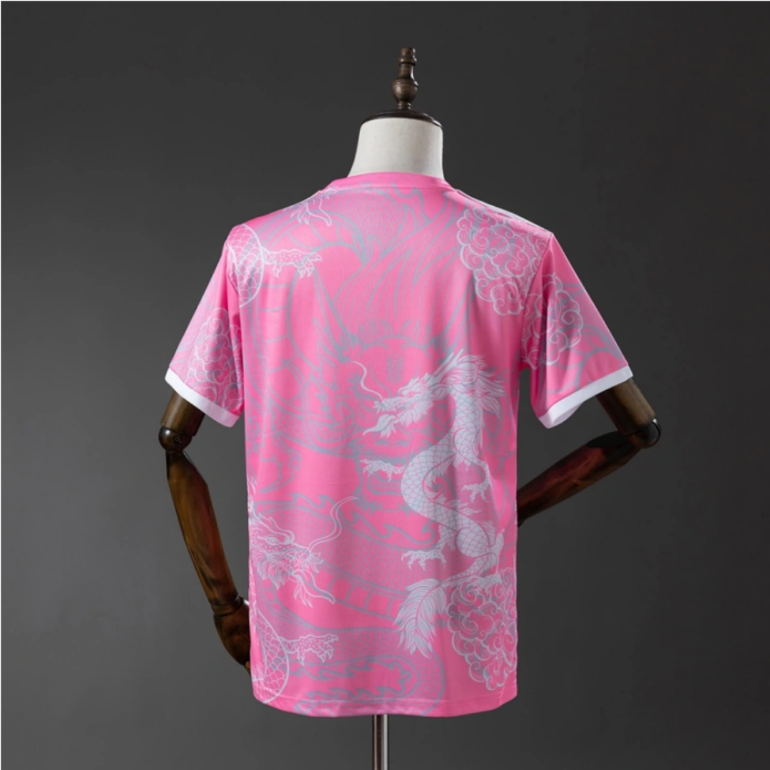2025/26 Real Madrid Pink Dragon Special Edition Jersey Fan Version