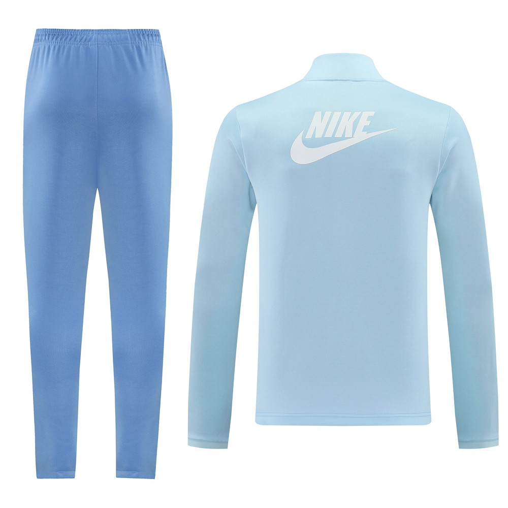 2024 Nike Light Blue Jacket Training Suit Set Football Team Shirt Sports Fashion
