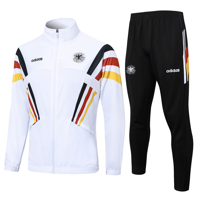 2024/25 Germany White Jacket Training Suit Set Football Team Shirt Sports Fashion
