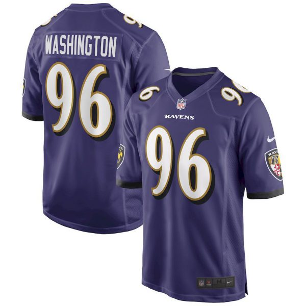NFL Baltimore Ravens Jeysey WASHINGTON #96