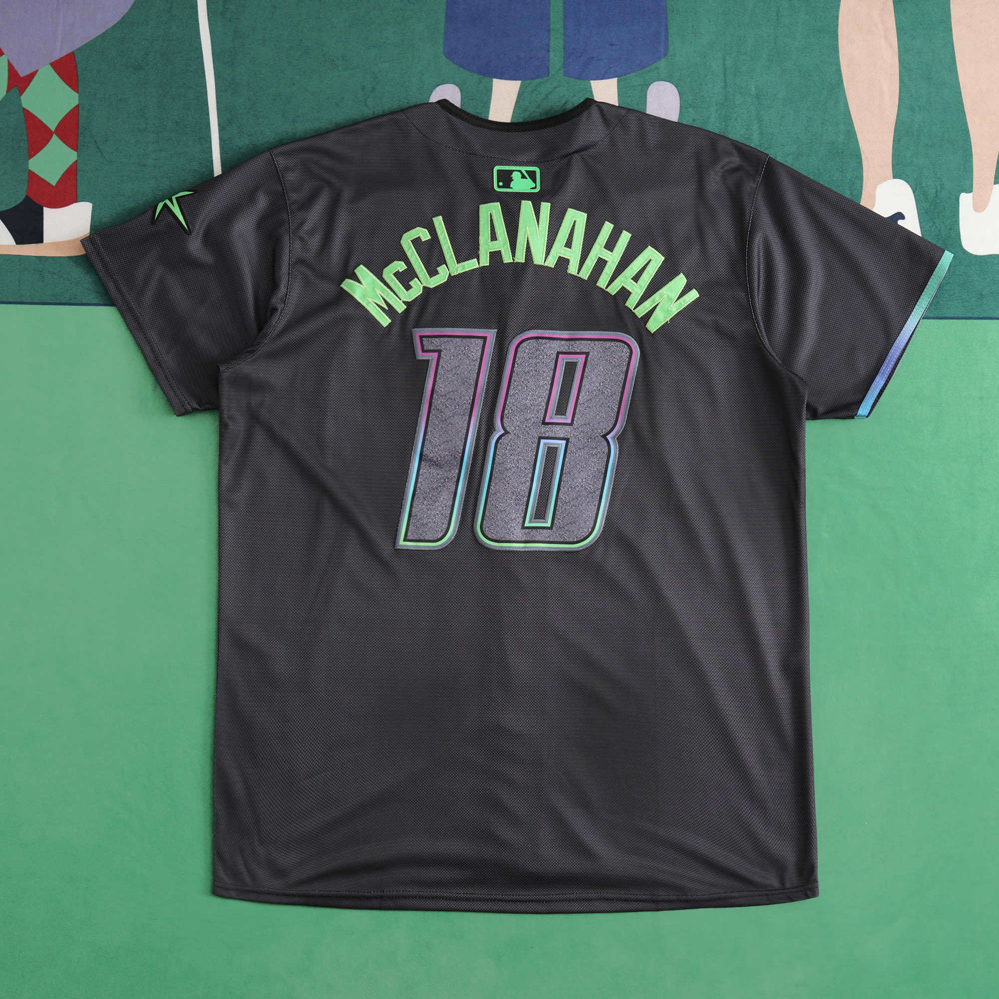 MLB Tampa Bay Devil Rays Black Jersey
