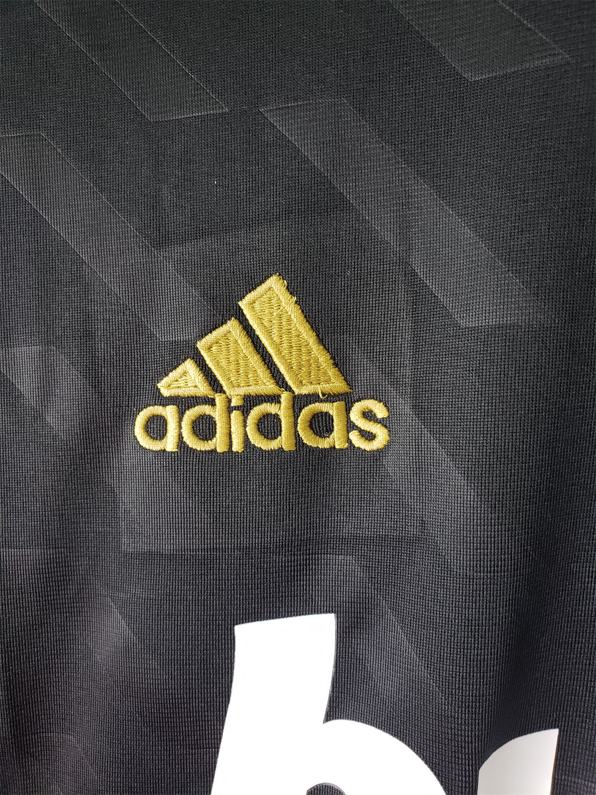 Retro Real Madrid 2012 black jersey Long Sleeves Fan Version