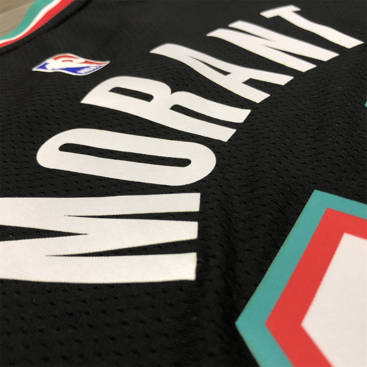 NBA Memphis Grizzies V-neck Black Jersey Morant #15 S-XXL