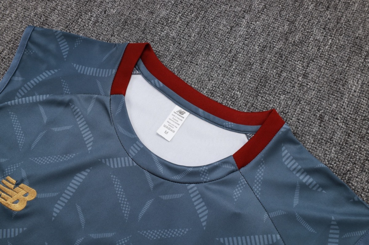 2026 Sao Paulo Grey Training Set Shirt and Shorts