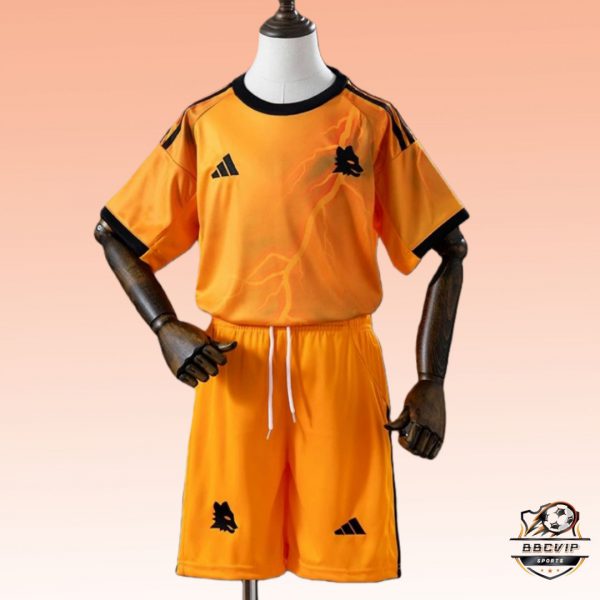 2025/26 Roma Away jersey kids Kits size: 16-28