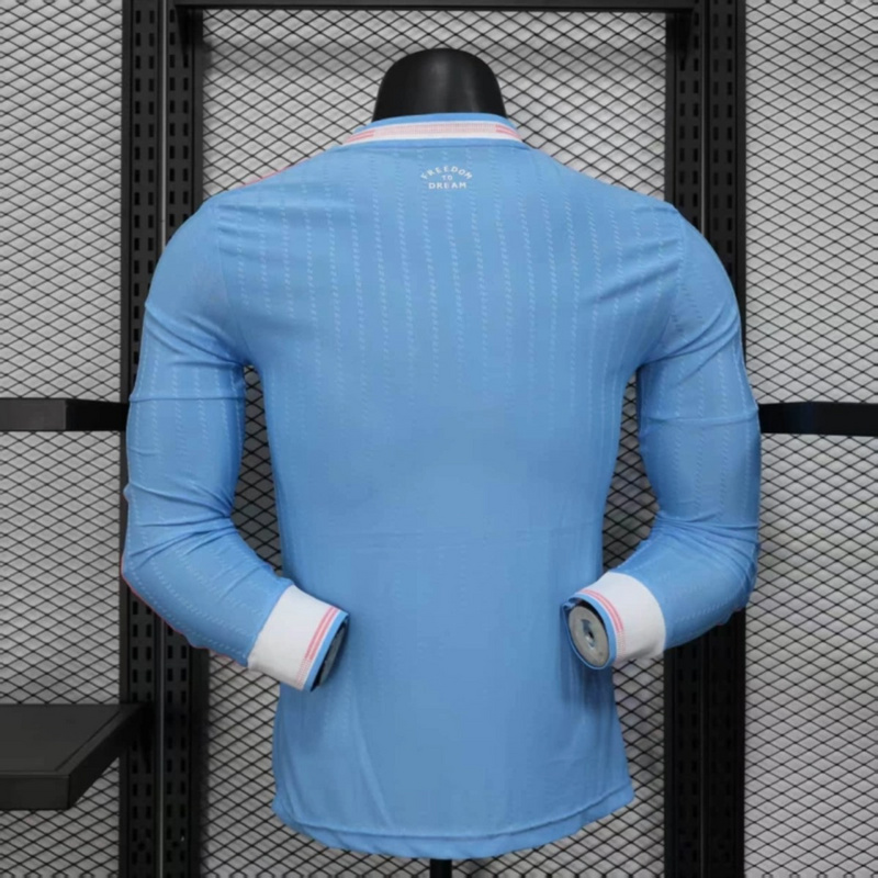 25/26 Inter Miami second Away Long Sleeve Jersey Player Version