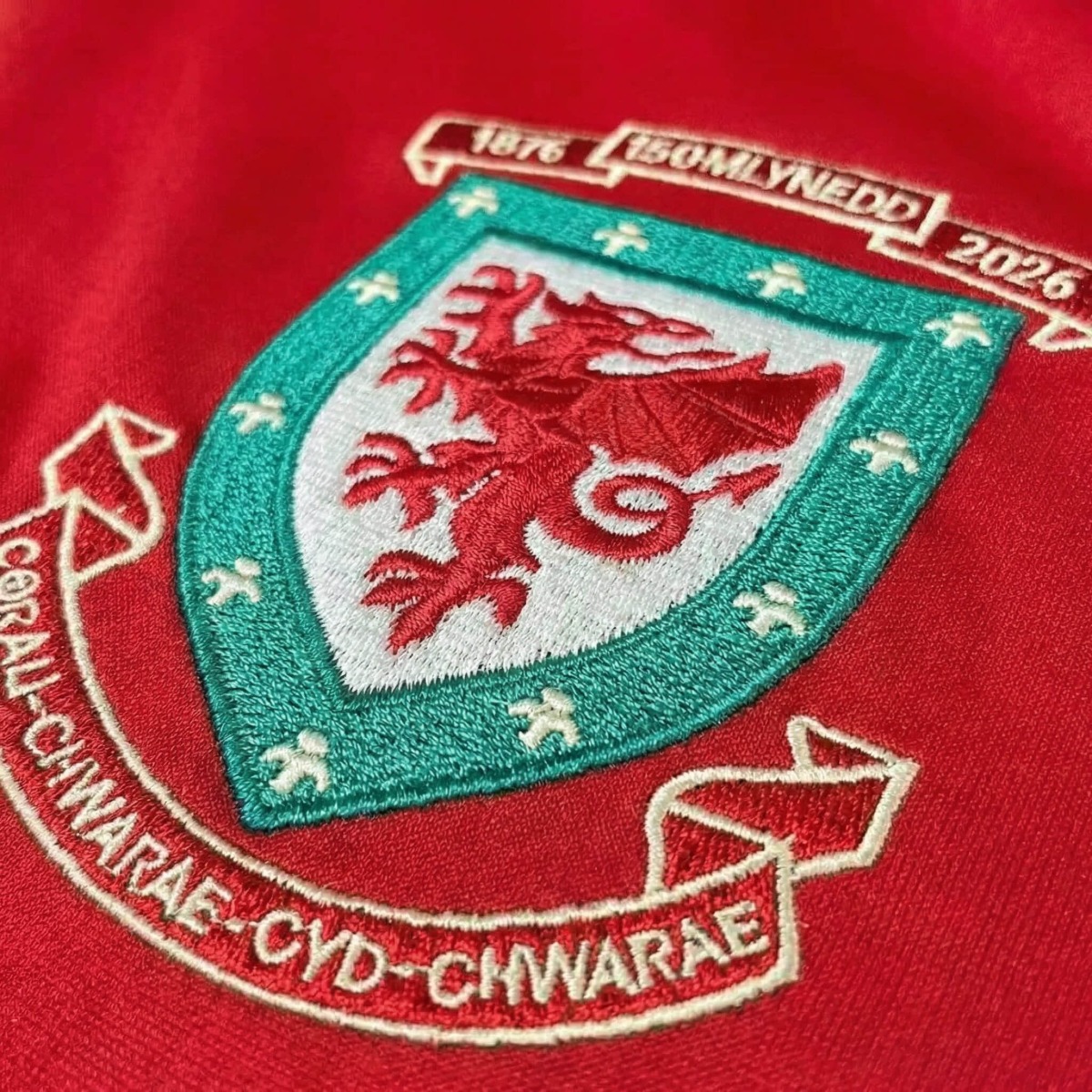 2026/27 Wales Half-Pull long Sleeve Red Hoodie