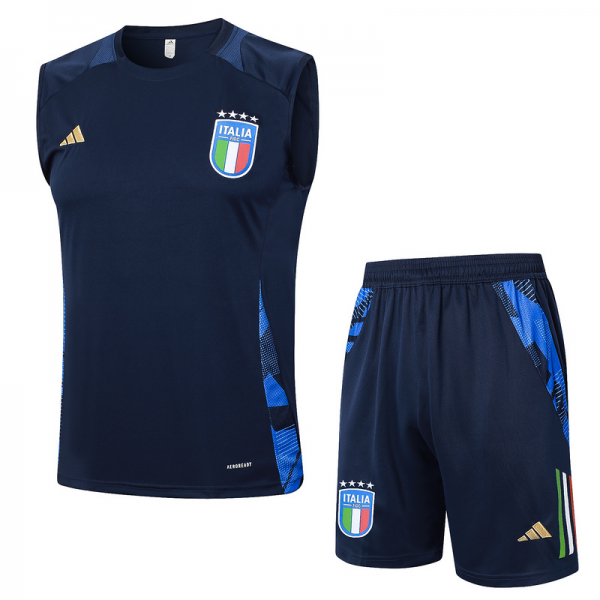 24/25 Italy royal blue raining Set Shirt and Shorts