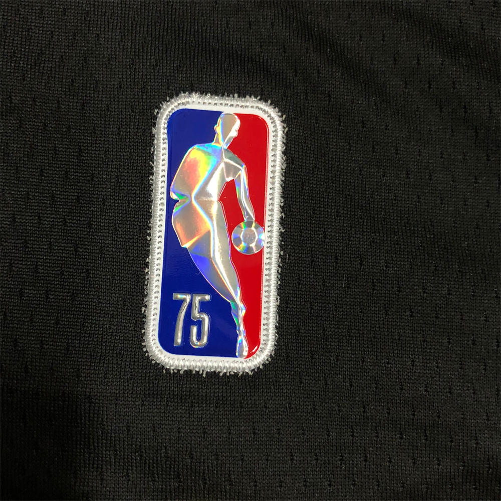 NBA Golden State Warriors V-Neck 75th anniversary Black Jersey GREEN#23 S-XXL