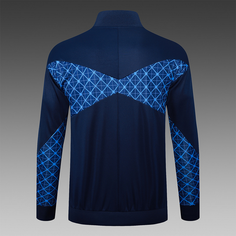 2024/25 Paris Royal blue Jacket Training Suit Set Football Team Shirt Sports Fashion