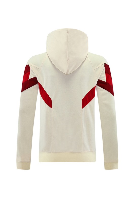 2024 Bayern Munich Beige Hoodie Jacket Kit Set Football Team Shirt Sports Fashion