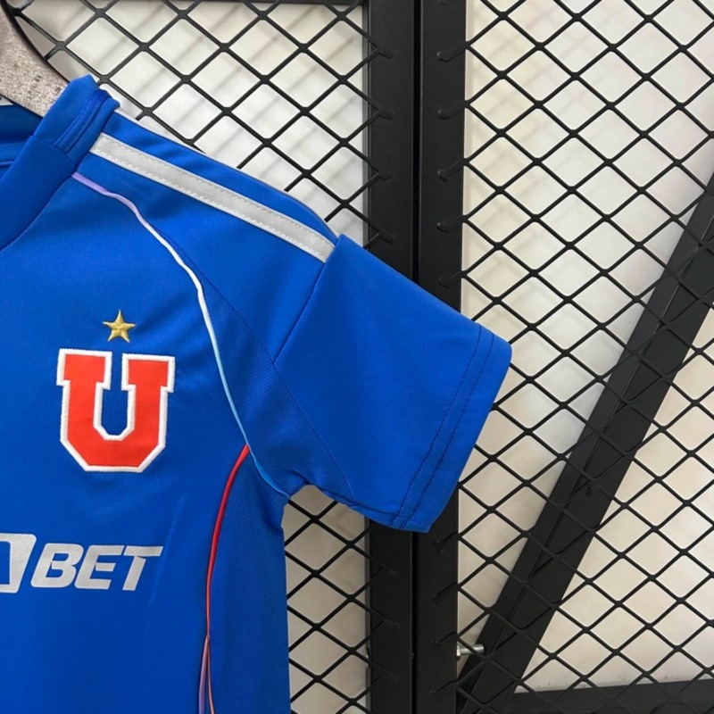 25/26 KIDS Universidad de Chile Home jersey Kid Kits Size 16-28