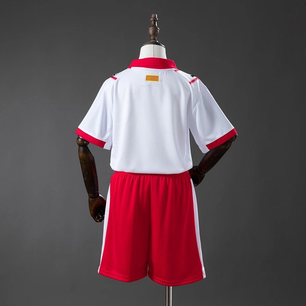 2025/26 Girona Home jersey Kid Kits Size 16-28