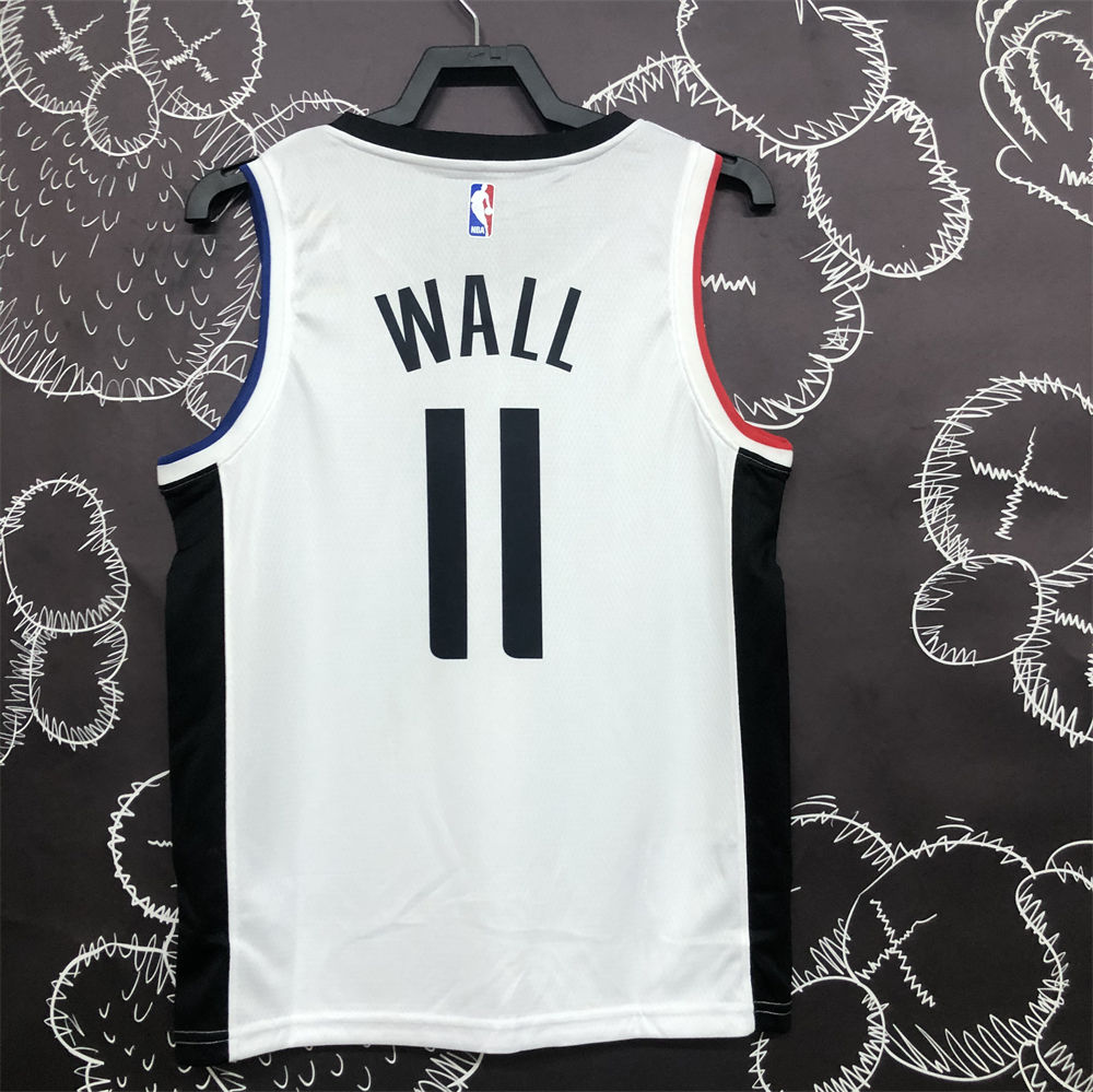 NBA Los Angeles Clippers V-Neck White Jersey WALL#11 S-XXL