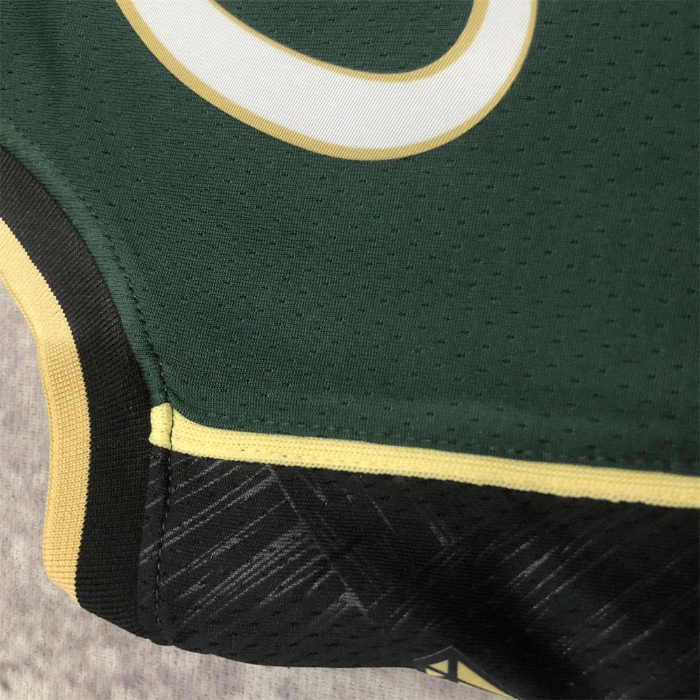 NBA Boston Celtics Round neck Deep Green Jersey Tatum#0 S-XXL