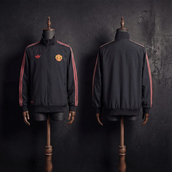 2026 Manchester United Black Windbreaker Sport Unifom