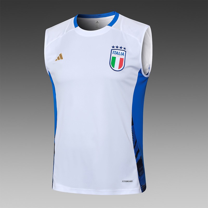 24/25 Italy White Training Set Shirt and Shorts