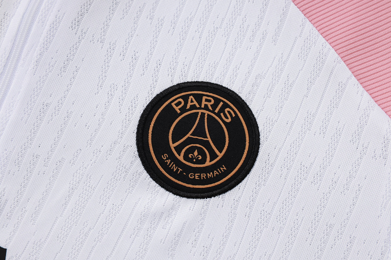24/25 Paris White Long-sleeved half-pull training kit Football team kit