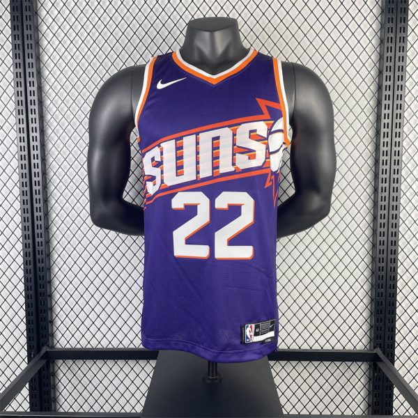 NBA Phoenix Suns AYTON#22 2024 Purple Jersey S-XXL