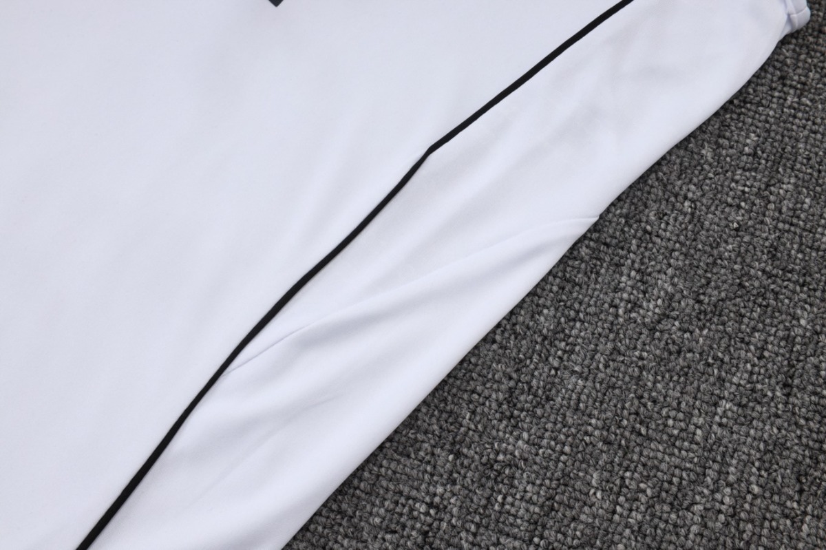 2026 Real Madrid White Training Set Shirt and Shorts