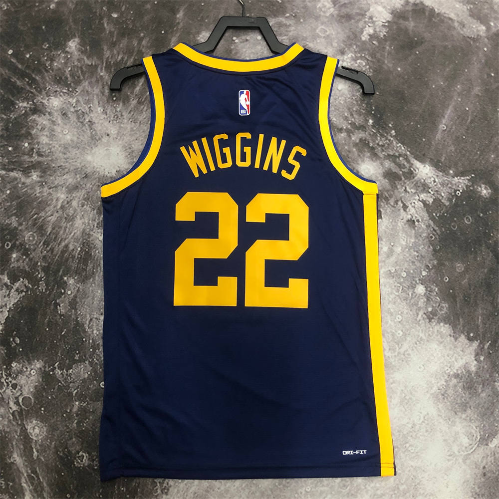 NBA Golden State Warriors V-Neck JORDAN Edition Jersey WIGGINS#22 S-XXL