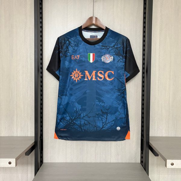 2025/26 Napoli Halloween Edition Blue Jersey Fan Version