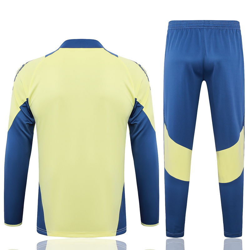 24/25 Ajax Light yellow Long-sleeved half-pull training kit Football team kit