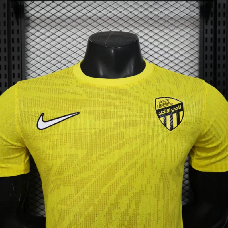 2025/26 Al-Ittihad Jeddah Club Training yellow jersey Player Version