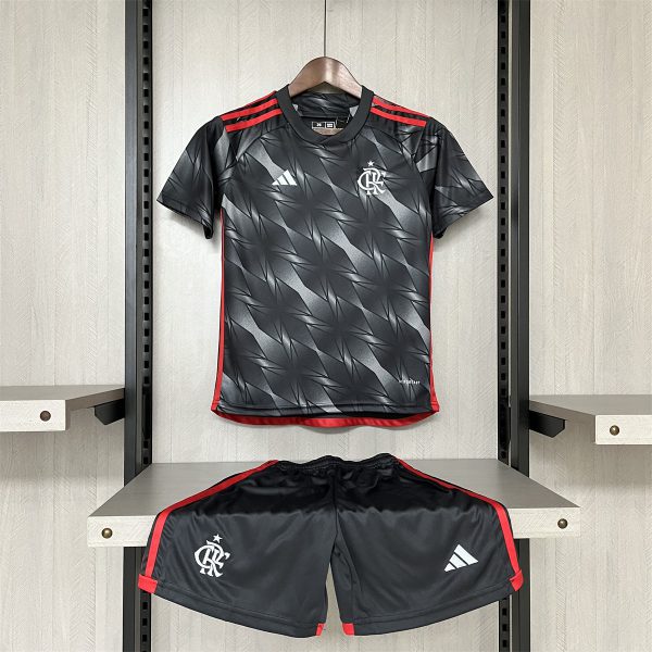 24/25 kids kits Flamengo Second Away jersey size: 16-28