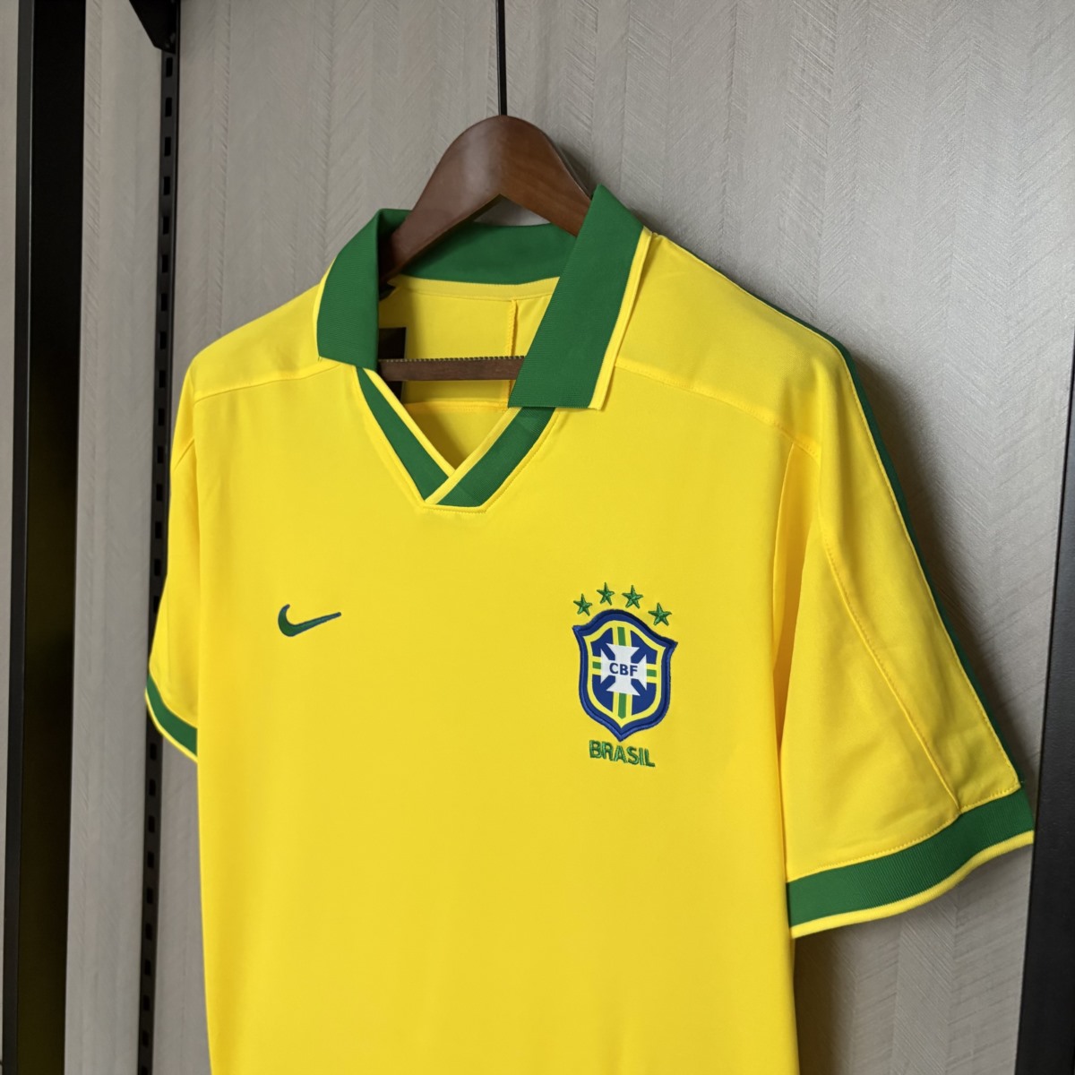 Retro 1997 Brazil home jersey Fan Version