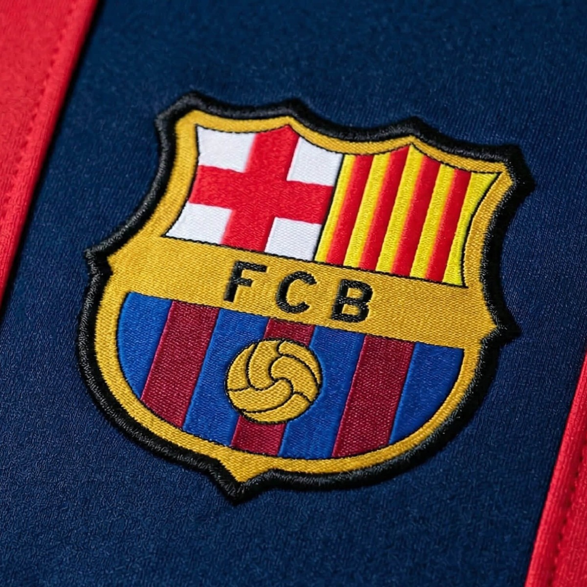 2025/26 Barcelona Long Sleeve Red & Blue Sweatshirt