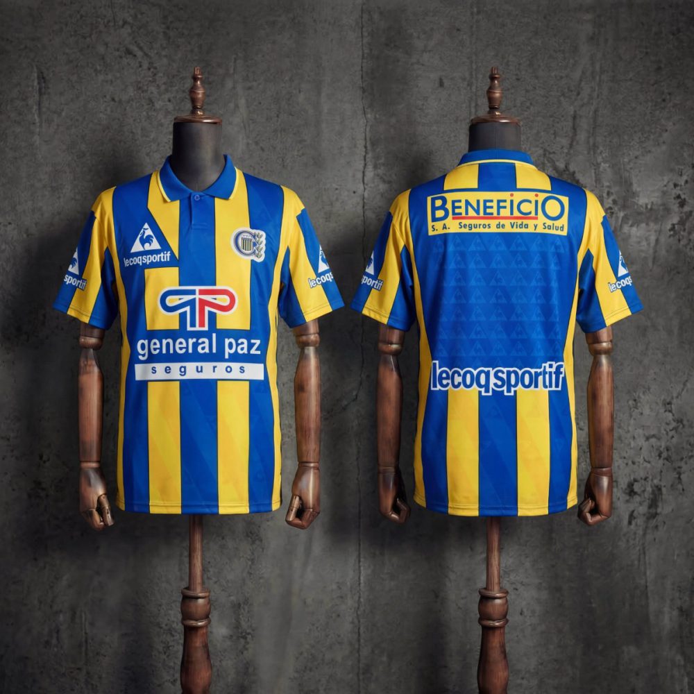 Retro 1995/97 Rosario Central Home Jersey Fan Version