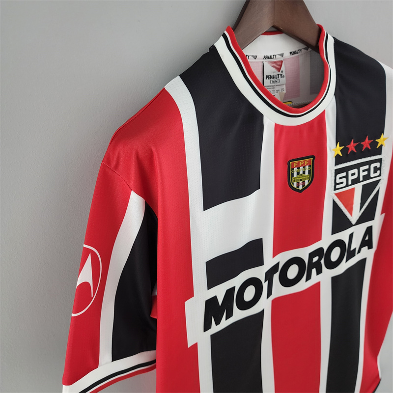 Retro 2000 sao paulo away jersey Fan Version