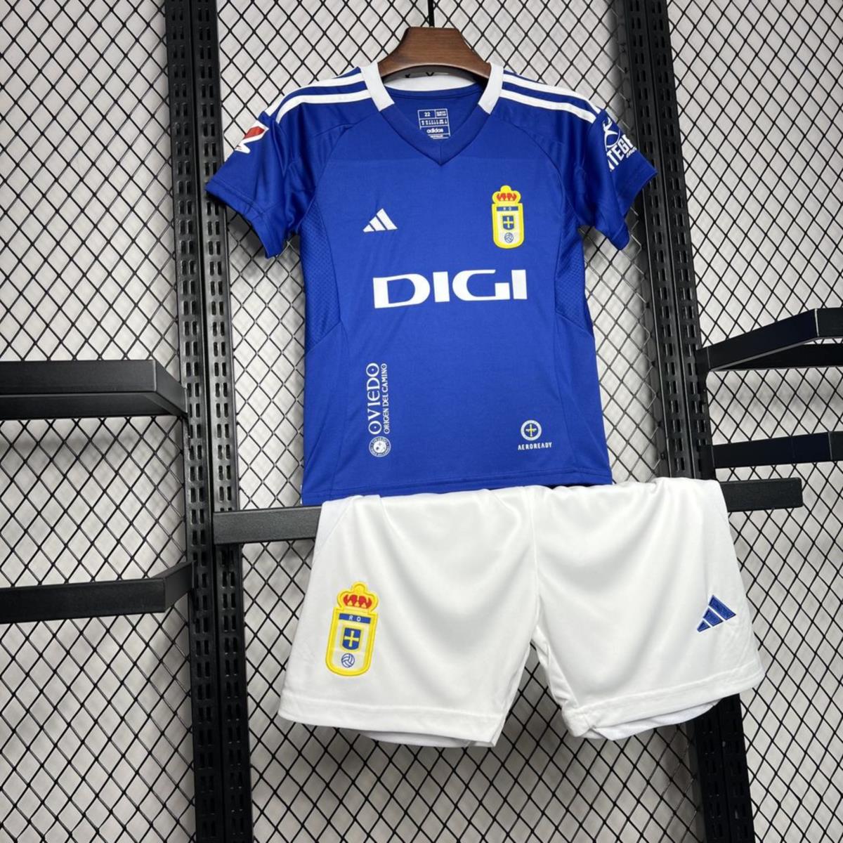 2024/25 Real Oviedo Home jersey Kid Kits Size 16-28