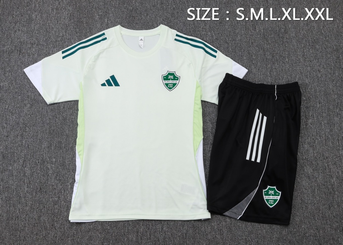 2026 Al-Ahly Light Green Training Set Shirt and Shorts